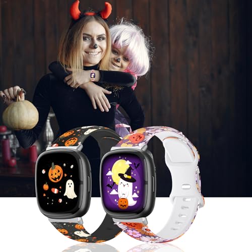 Correa de silicona compatible con Fitbit Versa 3/4 y Sense miniatura 5