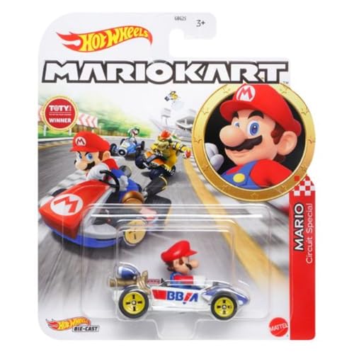 Modell DieCast KART MARIO Circuit Special von Super Mario Kart, Maßstab 1:64, Länge 5 cm