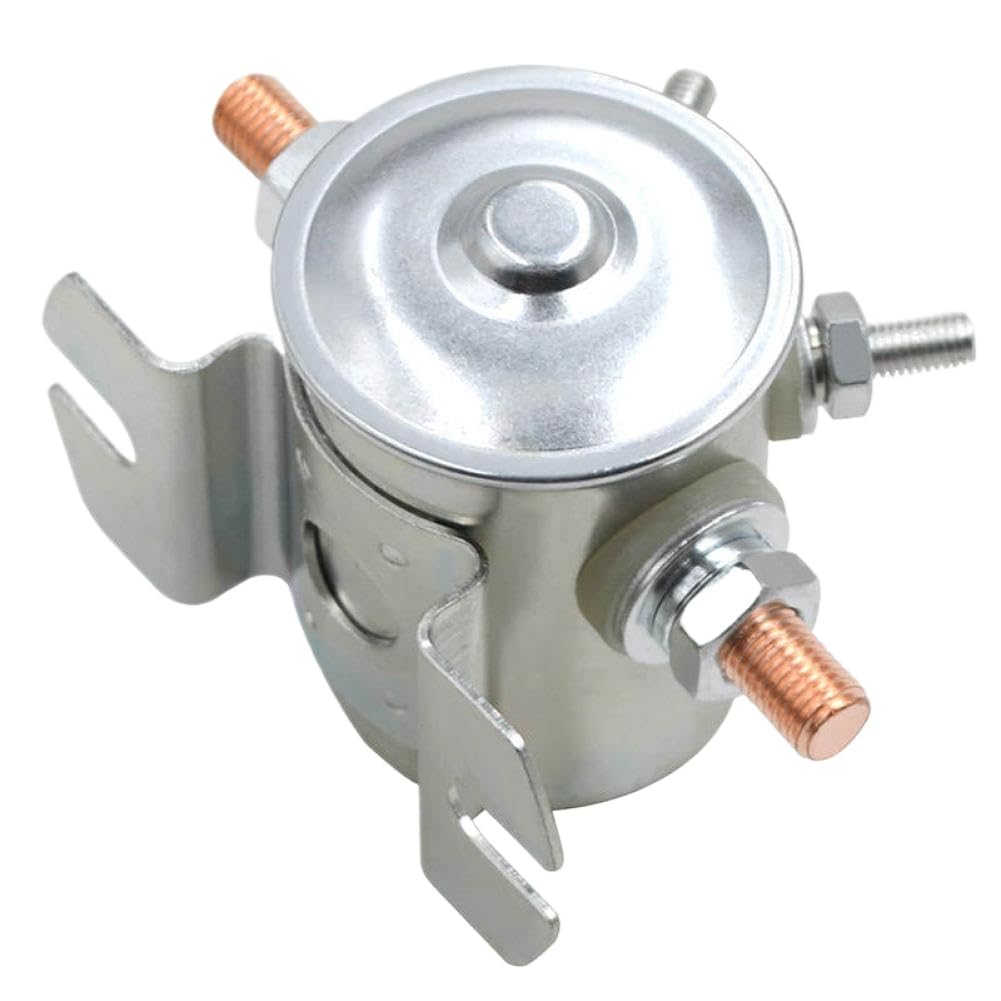 12V Continuous Duty Solenoid Relay Compatible with Models 1114208, 1114218, 5117340, SWX88, 15-88, SWX-88, 15-132 for Carts, Winches, and Marine Applications