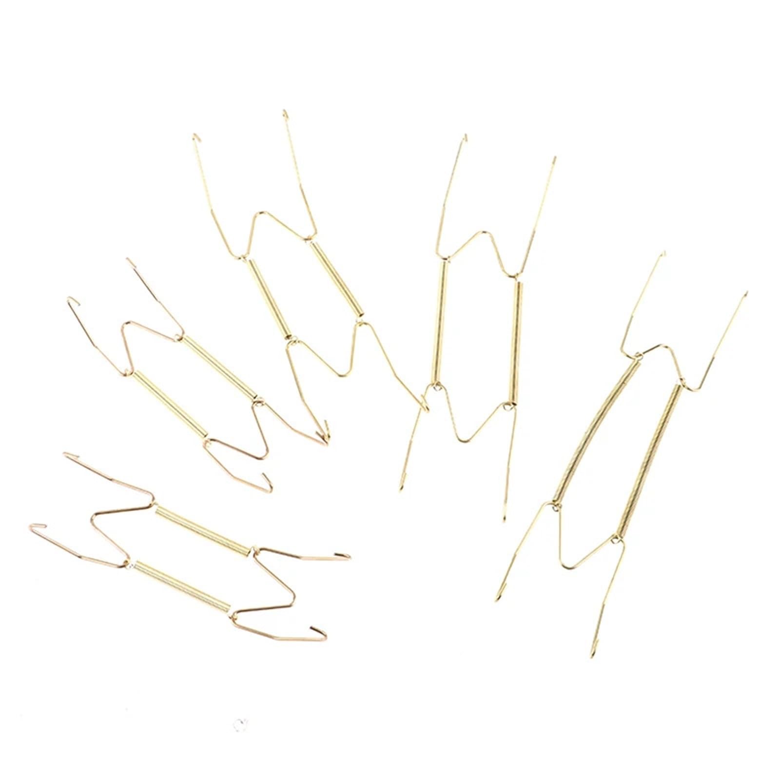 Plate Hangers for Walls 10pcs Wall Display Plates Hanger W Type Decoration Dish Spring Holder Invisible Hook(A)