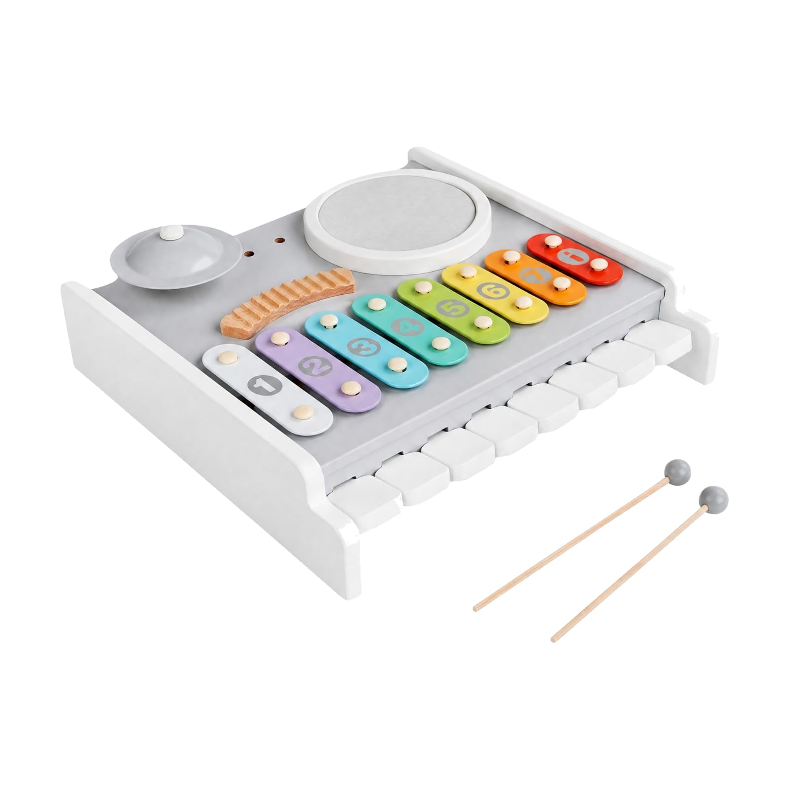 Giocattolo Multifunzionale Le Colorato Giocattolo con Barre li Numerate Stimolante Set Le con Bacchette per Camera dei Giochi