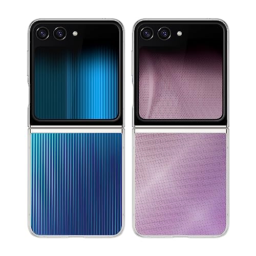 Image of Samsung Silicone Galaxy Z Flip5 Flipsuit Phone Case,Clear Protective Cover With Interchangeable Interactive Cards To Match Cover Screen,Us Version,Ef Zf731Ctegus,Transparent