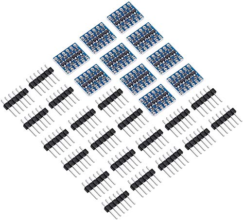 ARCELI 10pcs 4 canales IIC I2C Logic Level Converter Módulo