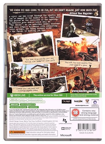 Far Cry 2 Classics Best Sellers Import Uk Xbox 360 - vue 4