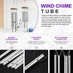 Swpeet 61pc Tubes à vent & Kit filaire avec crochets pivotants, DIY Artisanat Suspendre les Chimes du Vent