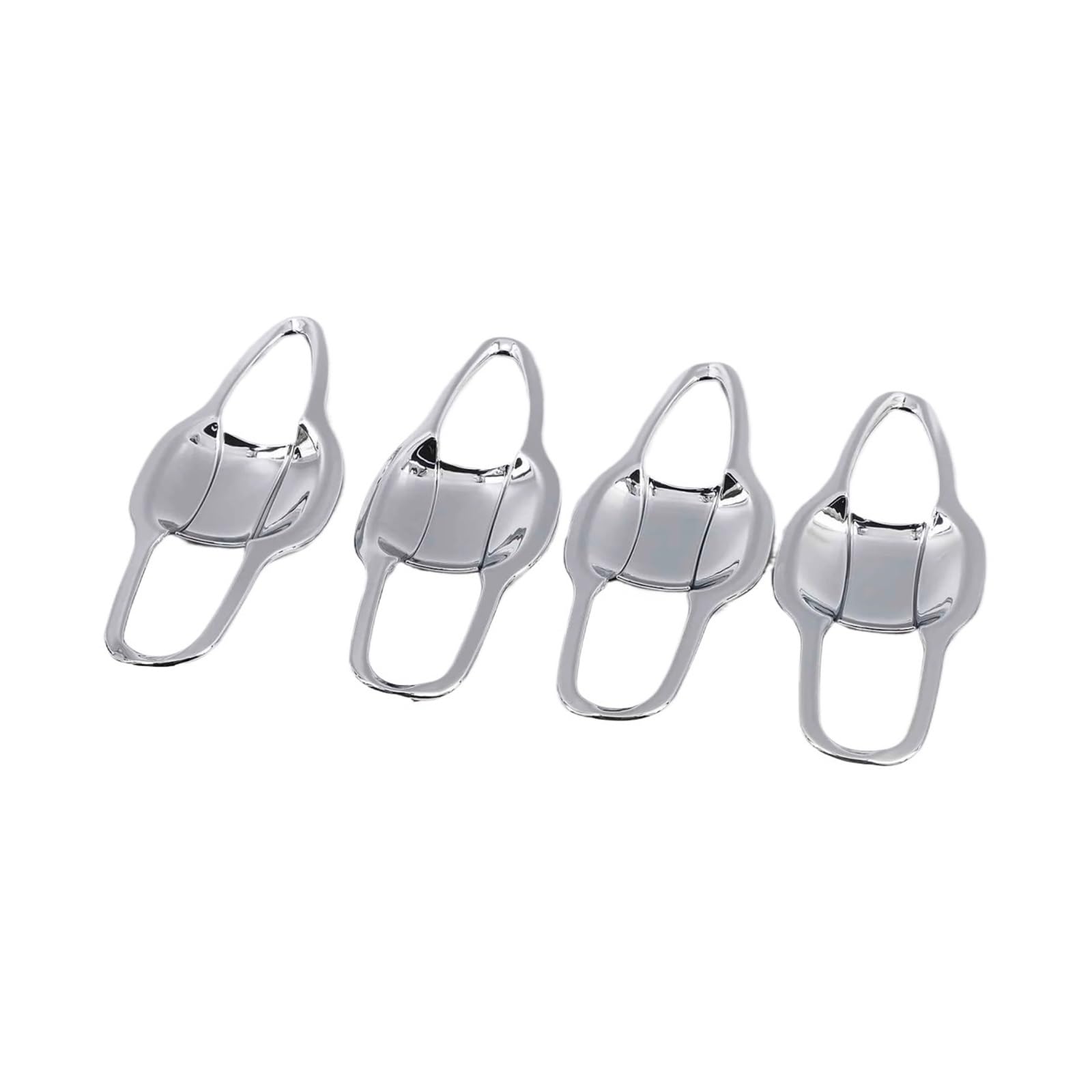 Jkkkks Bowl Car Exterior Door Handle Replacement For Toyota For Camry For Daihatsu For Altis Xv70 2018-2024 Chrome Car Door Handle Cover Trim Car Handle Compatible(Bowl)