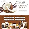 Gifts For Women Gift Basket for Women Mothers Day Gifts for Mom, 9 Piece Set of Vanilla Coconut Home Spa Set, Luxurious Bath and Body Set, Includes Fragrant Lotions, Large Bath Bombs, Coconut Oil