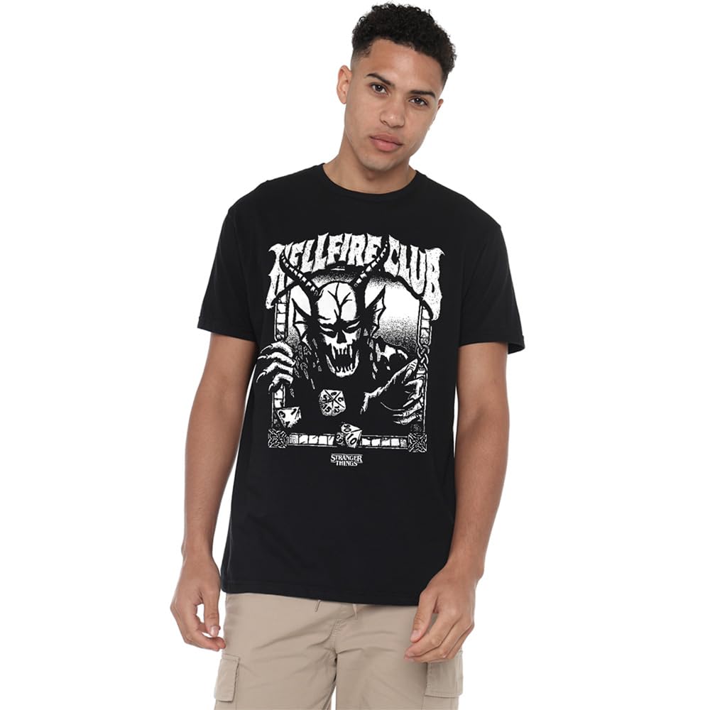 Stranger Things - Licensed T-Shirt - Black - Large