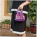Imagen de DEARMAMY Bolso De Mano De Noche Bolso De Noche Forma De Flor Encaje Tela Para Mujer Fiesta Boda Color Púrpura Tamaño Pequeño