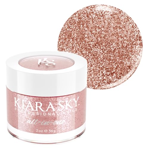 Kiara Sky All-in-One Acrylic Nail Powder | Multi-Use Dip & Acrylic Powder | Sculpting, Overlay & Dipping 2 oz, Gleam Big