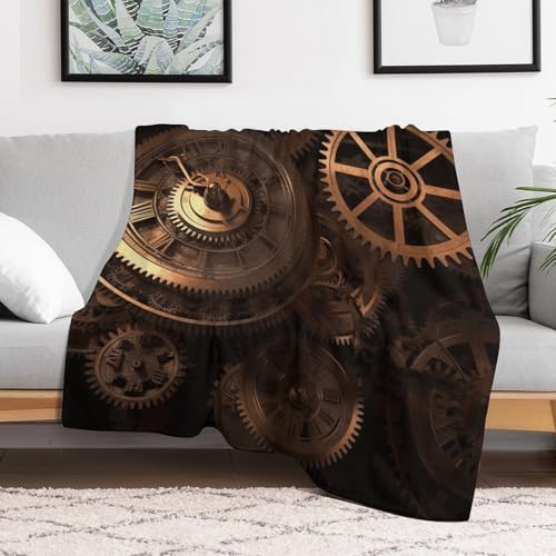 Couverture lit flanelle bronze confortable et douce pour l'hiver - 7