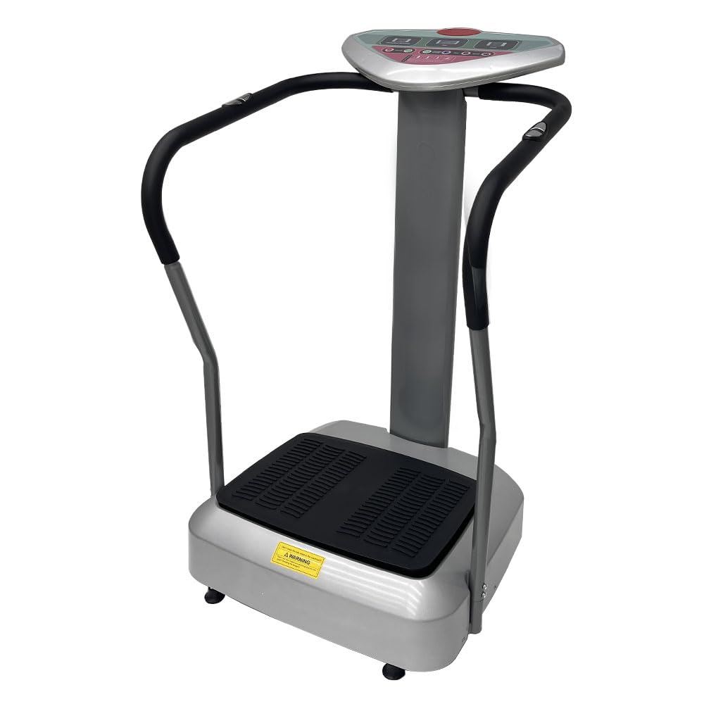 INTSUPERMAI Vibration Plate Exercise Machine with Handles 110V 200W Whole Body Vibration Platform Exercise Machine Whole Body Vibration