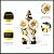 LA Jolie Muse 11.7'' Solar Gnomes Garden Statues-Resin Bee Gnomes Figurine Sunflower Decor with Solar LED Lights for Outdoor Gnomes Decorations for Yard Patio Lawn Porch, Garden Gifts for Mom