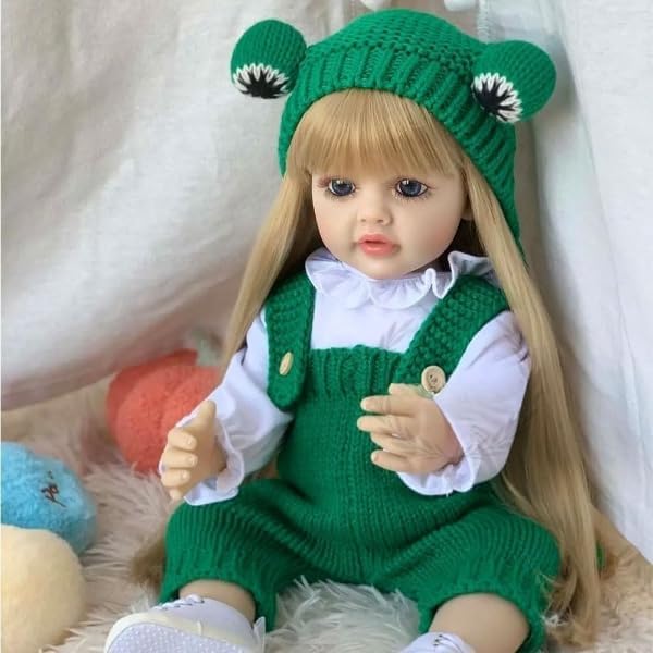 Junona Real Baby Dolls for Girls,Silicone Body Reborn Baby Doll, Big Size Realistic Newborn Baby Doll with Cloth, Nipple Bottle, Dipper & Magnetic Pacifier (B0D9MD671M) Amazon Price History, Amazon Price Tracker
