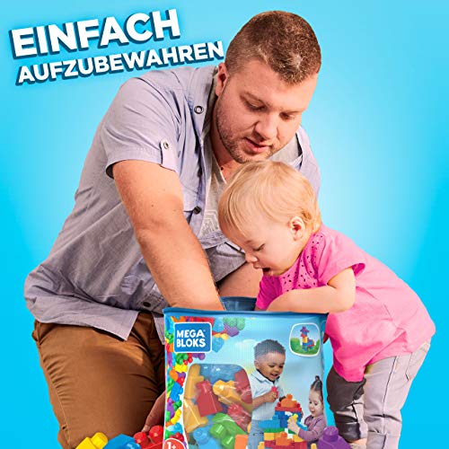 MEGA Bloks DCH55 - Bausteinebeutel - Medium 60 Teile, bunt, Spielzeug ab 1 Jahr – Bild 6