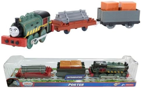 Amazon 日本未発売 Track Masterきかんしゃトーマスとなかまたち ポーター Porter 3両 p03 プラレールのレールでも走ります 車両 おもちゃ