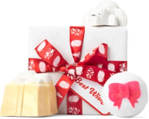 Amazon Lush ラッシュギフト ベストウィッシュズ バスボム ジングルベルズ 黄金のセレブレイト バブルバー ポーラーベア プランジ ショッパー メッセージカード付 入浴剤3つ入 ノーブランド品 入浴剤 バスケア 通販