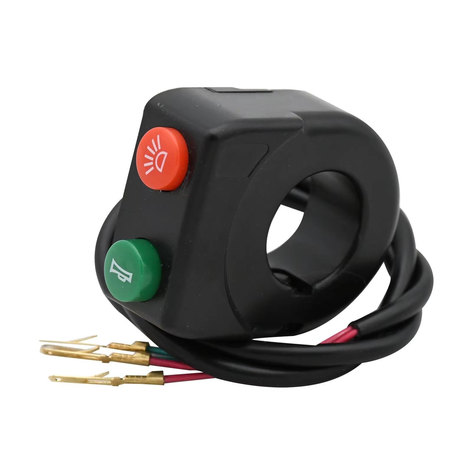 Interruttore manubrio da moto da 22 mm ATV Scooter Bicicletta elettrica Parti di rimontaggio universali Pulsante combinato clacson e fari Manubrio Kill Interruttore