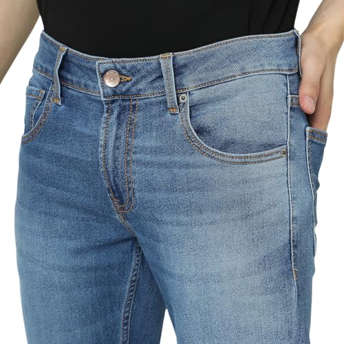 Image of Spykar Men's Skinny Fit Low-Rise Casual Jeans