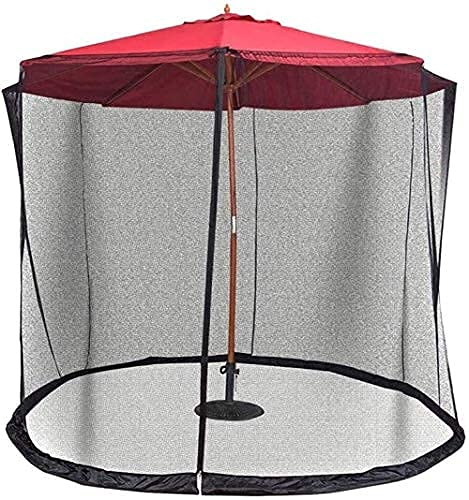 Parasol malla para patio y cenas de verano en el deck exterior