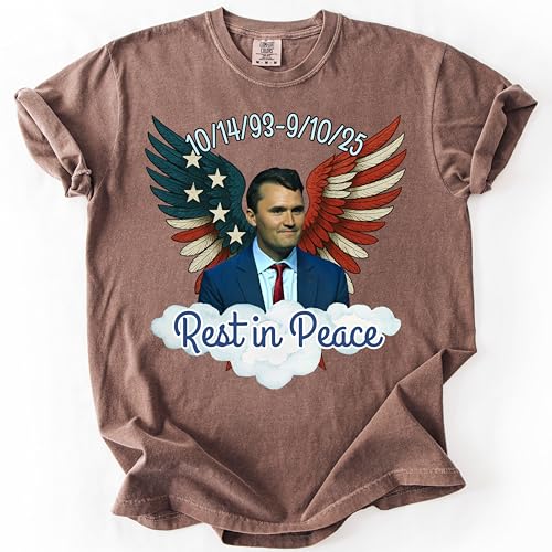 Rest in Peace Charlie Kirk T-Shirt - Support American Values - No One Should Die Political Opinion Comfort Colors Shirt Multi2