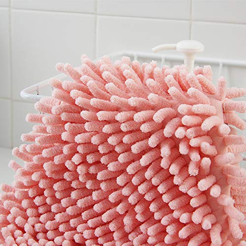 4 Pack Cute Chenille Soft Hanging Hand Towels Funny Owl Penguin Absorbent Thick Kitchen＆Bathroom Towel #TOP1