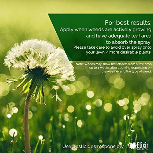 Barclay Gallup Home & Garden Glyphosate Commercial Strength Weed killer treats upto 1666 sq/m 1Lt Bottle | by Elixir Gardens