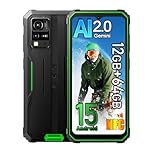 Blackview BV4800 SE Rugged Smartphone Android 15, 12GB+64GB/2TB Espansione, 5100mAh Telefono Robusto, 16MP Gemini AI Camera, 6.56" HD+ 90Hz, 4G LTE Cellulari Resistente IP68, NFC,OTG,GPS,FM, Verde