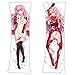 vucosfly 002 Zero Two Darling in The FRANXX Darli-fra Darin In Za Furankisu Ainime Body Pillow Case Natural Velvet 150 x 50cm(59in x 19.6in), Doppelseitiger Druck Zimmer Deko Kissenbezug