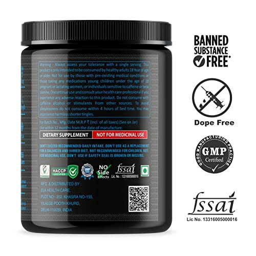 Image of M B Muscle Builder's The Wolf Pre Workout Supplement with Creatine Monohydrate, L-Arginine, Beta-Alanine, Caffeine Anhydrous, Explosive Muscle Pump-For Men & Women [30-60 Servings, Sour Cola, 255g]