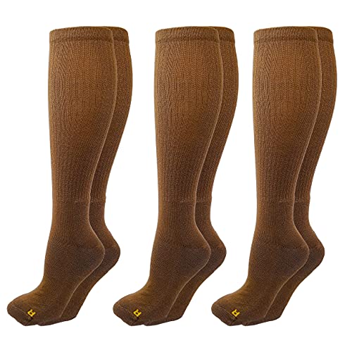 Coyote Brown Moisture Wicking, Breathable Over The Calf Foot Socks | Quick Dry Boot Socks | Made in USA4