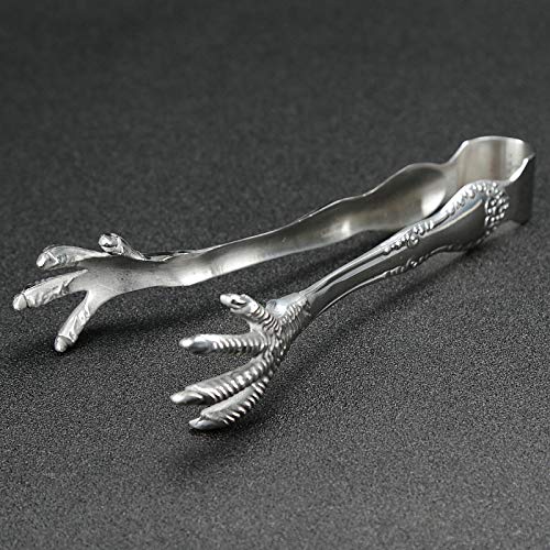 Massjoy 8541928658 Bar Ice Hockey Special Eagle Claw Shape Ice Tongs Serving Tongs. thumb #1
