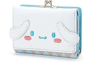 Kids Cinnamoroll Wallet Anime Cartoon Cute Pink Purse Card Holder for Girls