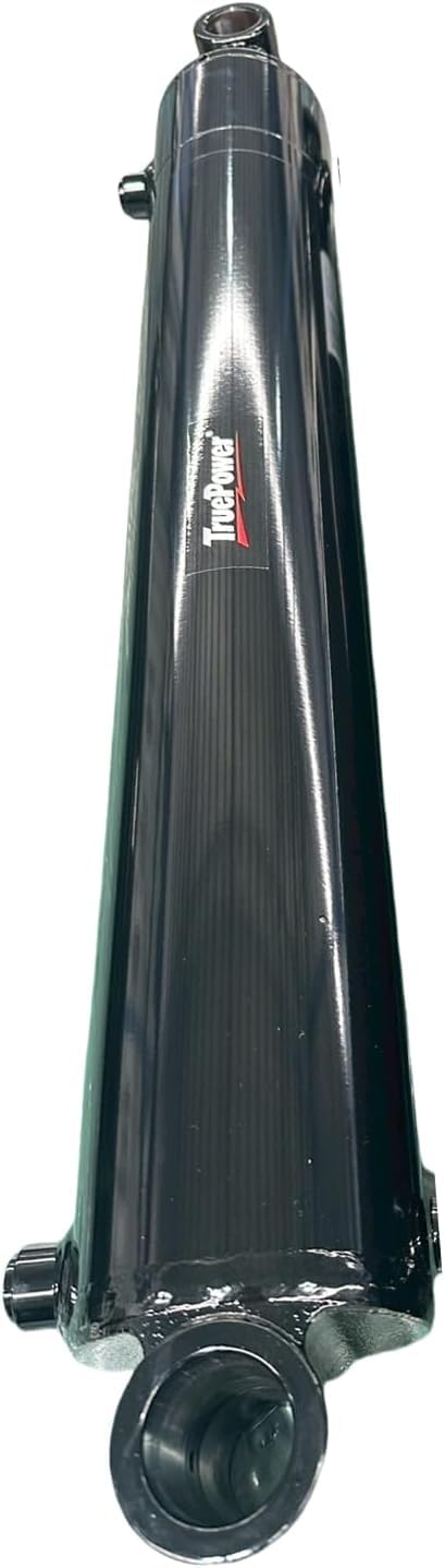 TruePower Hydraulic Cylinder, Double-Acting & Steel-Welded Cross Tube Cylinder, 4" Bore x 24" Stroke x 2" Rod, 3/4"-16UNF Port (3000 PSI)