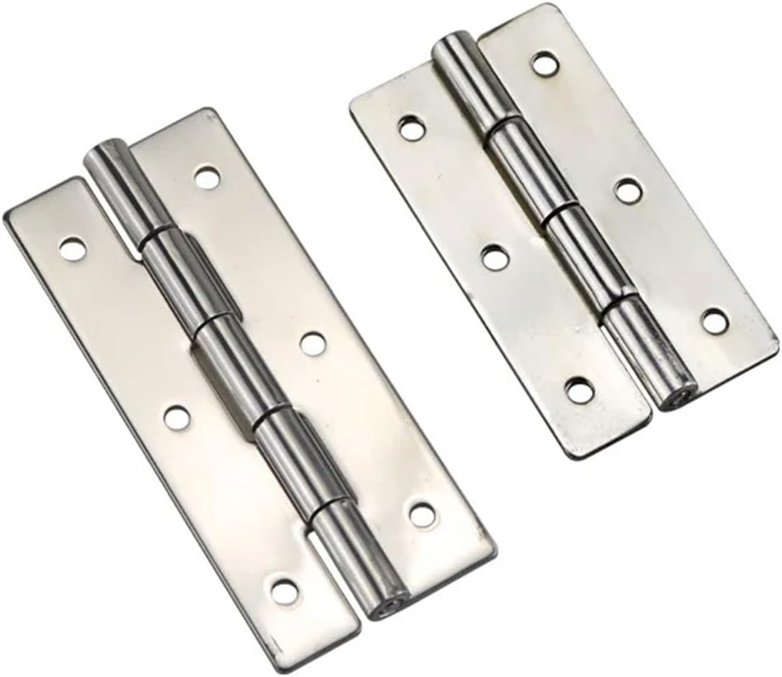 304 Stainless Steel Hinge Industrial Distribution Box Cabinet Door 1Pcs(75mmX32mm)
