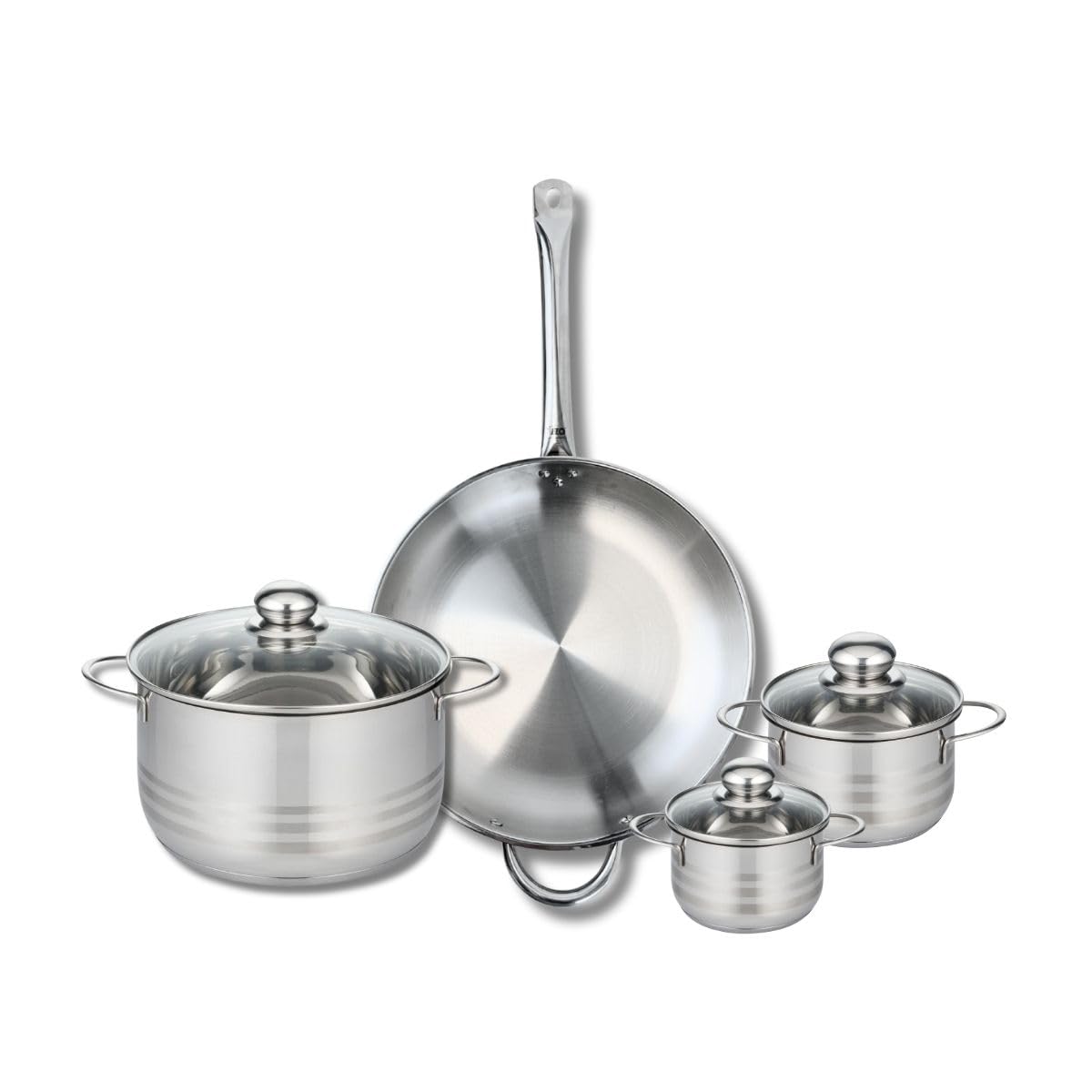 Elo Batterie cuisine poêle 32 cm et 3 faitouts 12/14/24 cm
