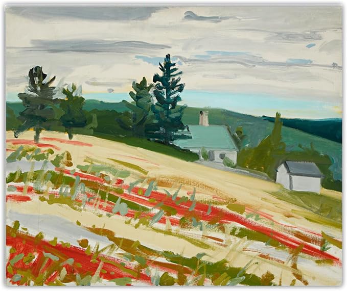Alex Katz affiche vintage toile art mural abstrait 60x70cm