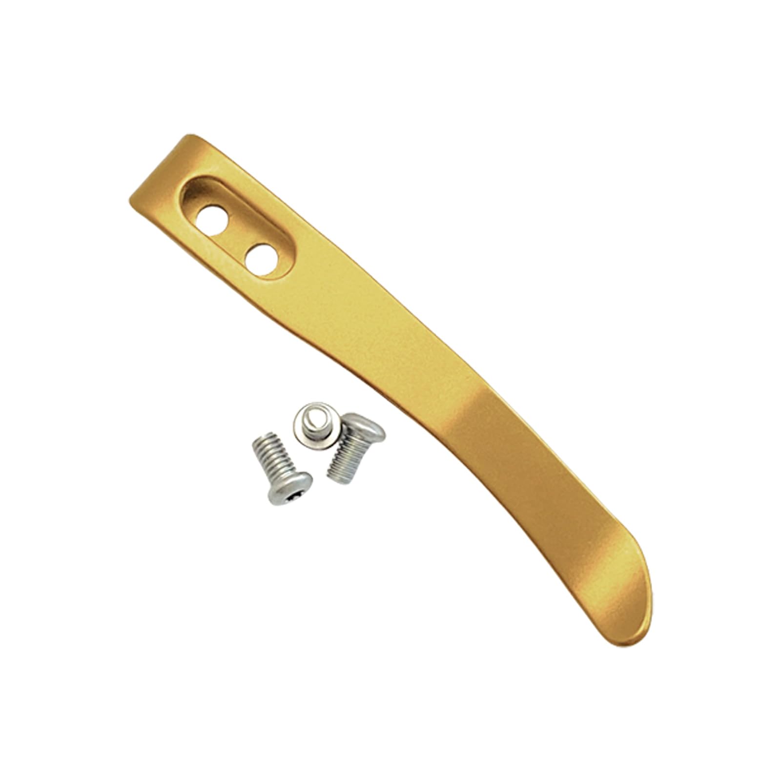 Compact Rustproof Pocket Clip | 420 Stainless Steel Mount with 3 Screws for Everyday Carry Tools Craft Pockets Clip