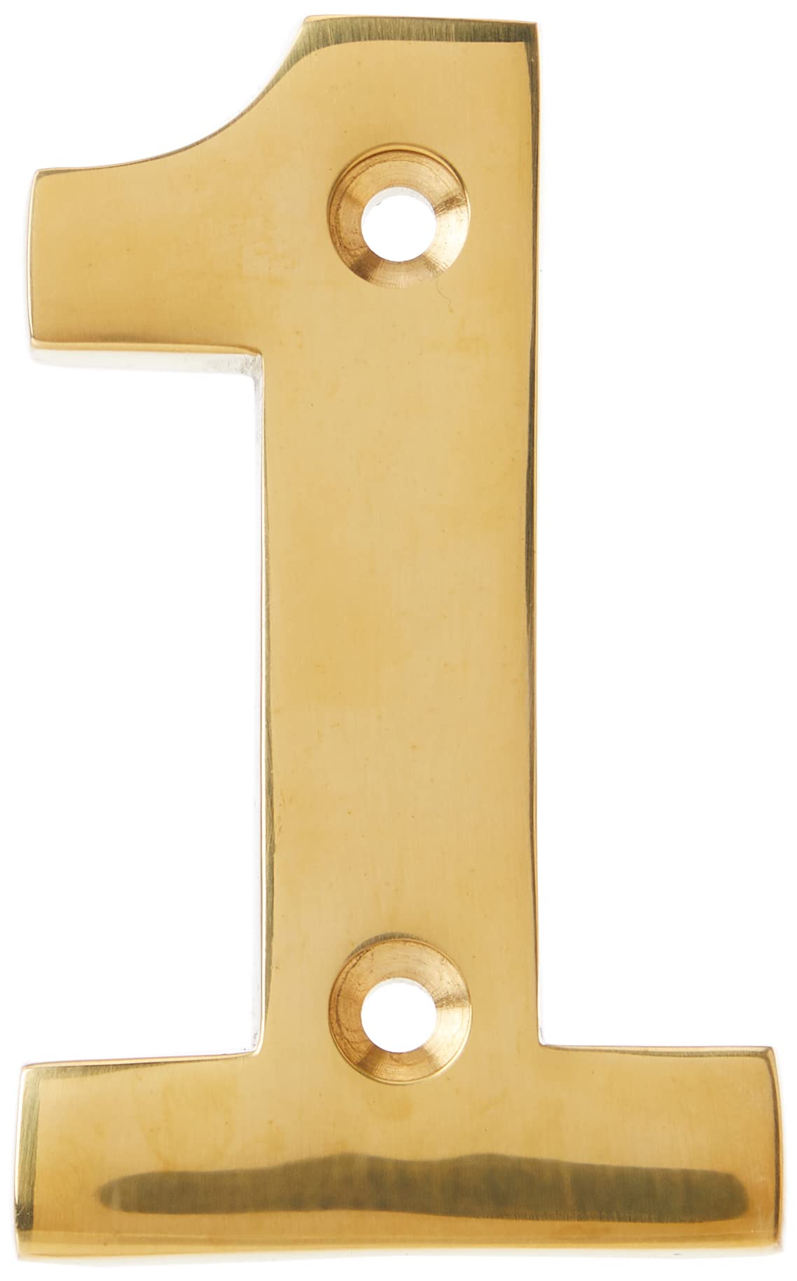 From the Anvil 83711 Numeral 1 - Polished Brass
