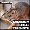 CritterKill Rat & Mouse Killer Poison Grain 150g SINGLE FEED - EXTRA STRENGTH (600g)