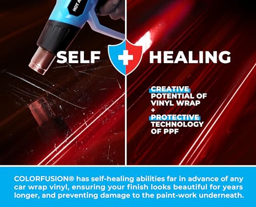 Image of ColorFusion PPF by VViViD, Gloss Demon Dry Apply PPF Vinyl Car Wrap Roll 60ft x 5ft