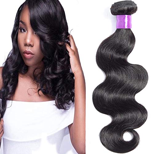 Misoun Hair Brazilian Virgin Hair Body Wave 1 Bundle 100g Unprocessed Virgin Human Hair Weave Weft Natural Color 18inch