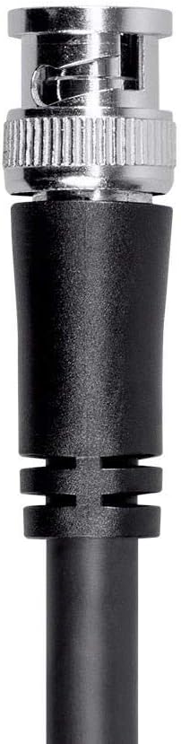 Monoprice HD-SDI RG6 BNC Cable - for Use in HD-Serial Digital Video Transfer, 250 Feet, Black - Viper Series