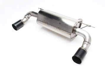 Dinan D660-0045-BLK Free Flow Axle-Back Exhaust - Compatible with 2012-2016 BMW 335i/435i