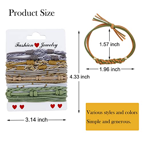 Lapohi 30 Pcs Hair Ties, Boho Bracelet Style Hair Ties For Women And Girls, Hair Elastic Ties For Ponytail Thin Hair Thick Hair(Classic) #TOP2