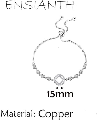 Miniatura 2 de ENSIANTH Pulsera de sobriedad y recuperación - Regalo AA & NA