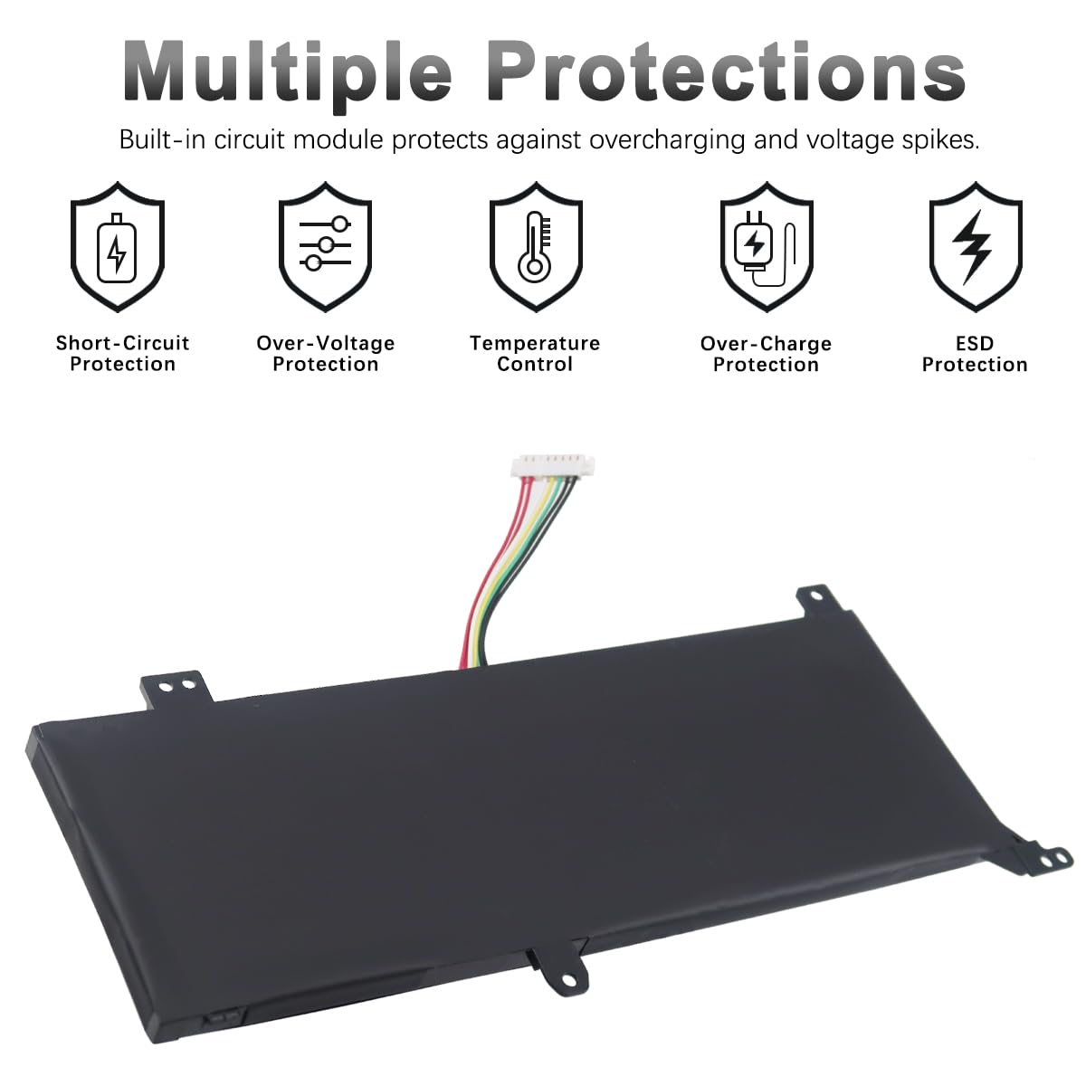 B21N1818-2 C21N1818-2 Batterie pour ASUS VivoBook 14 X412D X412DA X412DK X412F X412FA X412FJ A412U A412UA F412DA F412DK F412FA F412FJ F412FL F412UA A412DA A412DK A412FA S412FA S412FJ S412FL