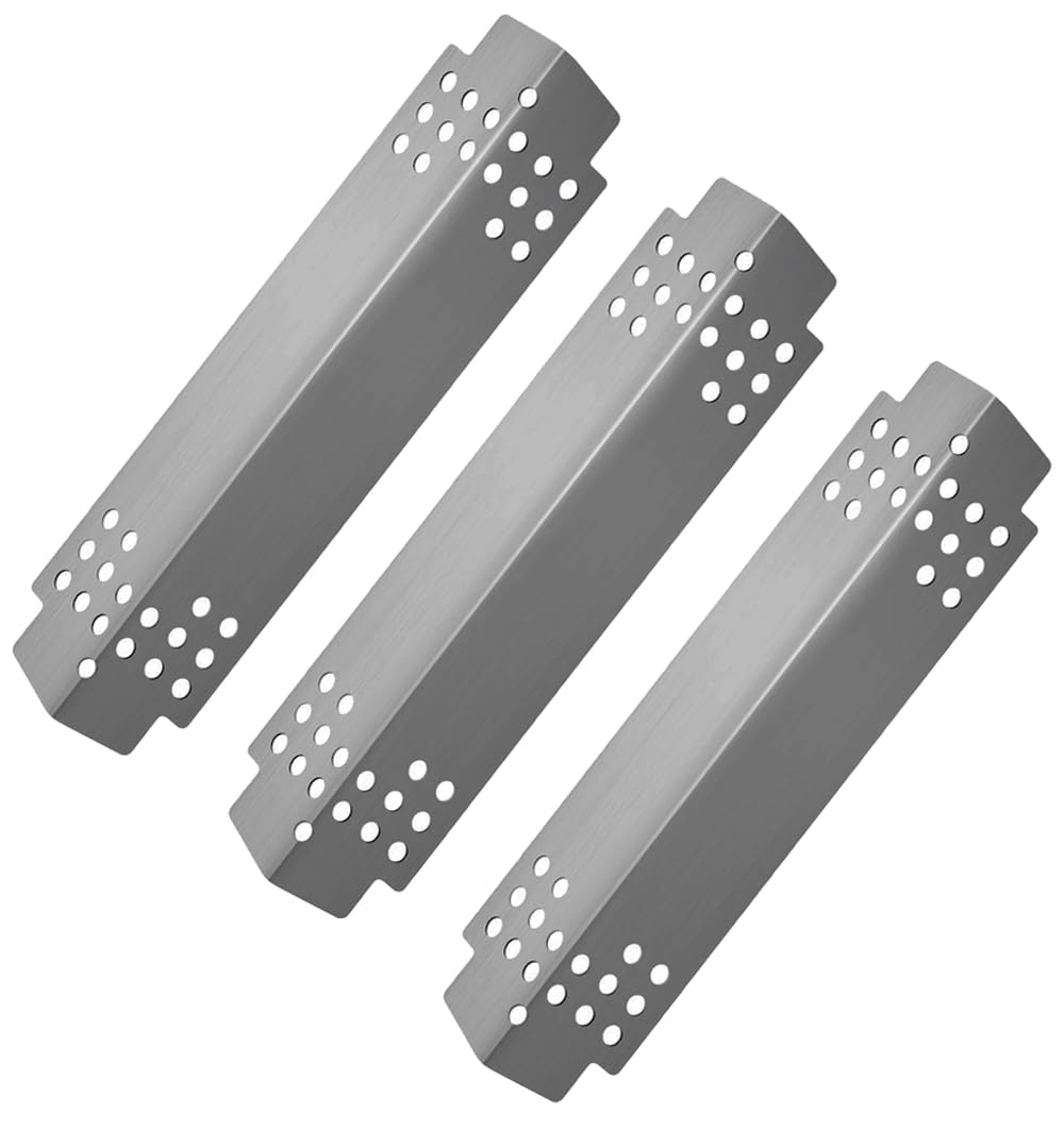 DongftaiSS9116A (3-Pack) 15 1/16" Stainless Steel Heat Plate Replacement for Gas Grill Models Charbroil 463722313, Charbroil 463722314 and Charbroil 463742111