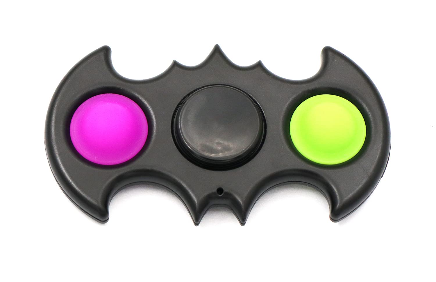 POP Sensory Fidget Toy Batman gyro , Pop Relieve Stress Toys for Children, Adults, Easy to Use Spinning Top Stress Reliever Toy, for Birthday (Black)