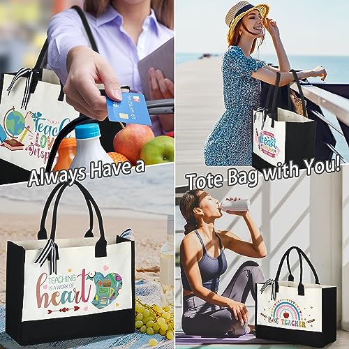 Set de 6 Bolsas Tote para Profesores en Lote miniatura 6